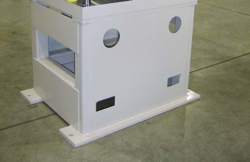 An AIRAM press can be added into an extrusion line to stamp