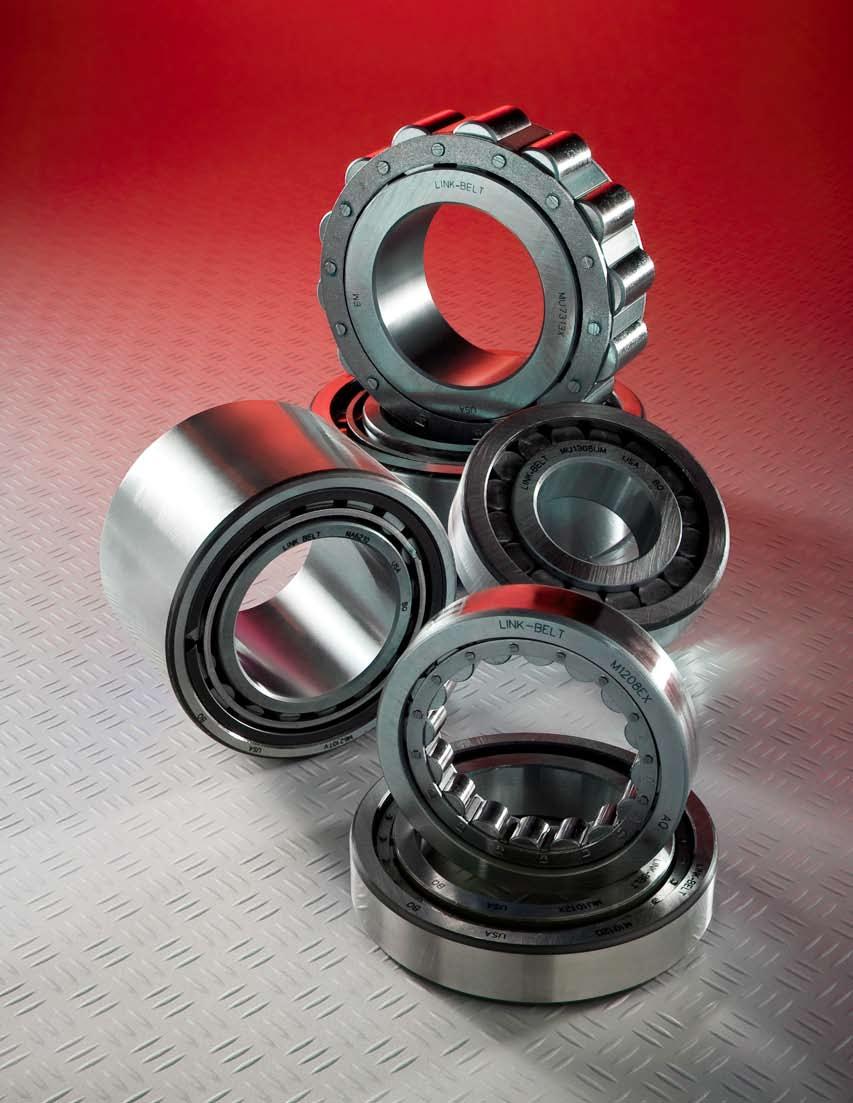 Link-Belt Cylindrical Roller s These bearings require minimum space and