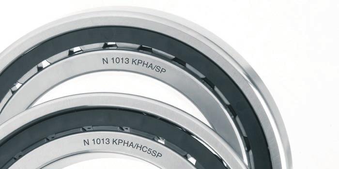 The assortment SKF-SNFA bearings in the N 10 series can accommodate shaft diameters ranging from 40 to 80 mm.