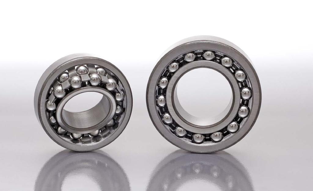 ouble Row Self-Aligning Ball Bearings ouble row self-aligning ball bearings are esigne with two rows of balls an a spherical outer ring raceway.