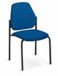 11 Visitor chairs 4L00 Four legs stackable