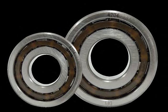 03 Angular Contact Ball Bearing Angular contact ball bearings are ideal for applications which require accuracy and speed. These kinds of bearings are required to carry a combined load.