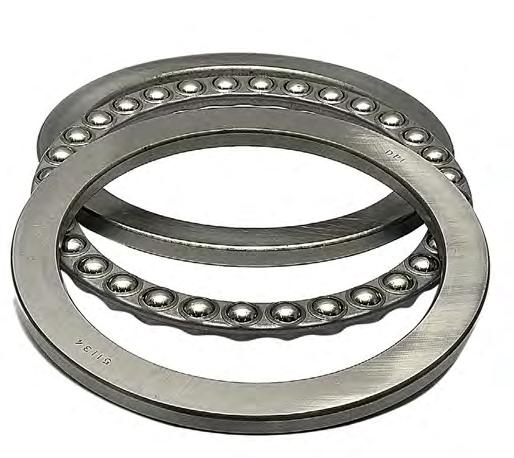 08 Thrust Ball & Roller Bearing Thrust ball bearings are divided into two types:. Single Direction Thrust Bearings These can accomodate axial load in one direction. 2.