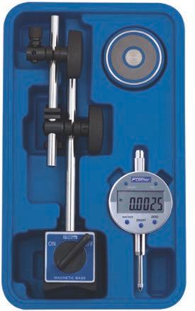 FINE ADJUST MAG BASE SET with MAG BACK With Electronic Indicator or AGD White face Indicator Included Magnetic Indicator Back for mounting to most metal