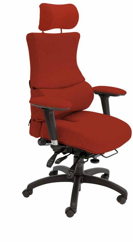 spynamics grande range orthopaedic seating providing comfort and adjustable support for chronic back pain sufferers 2 way adjustable headrest SD3 1154.