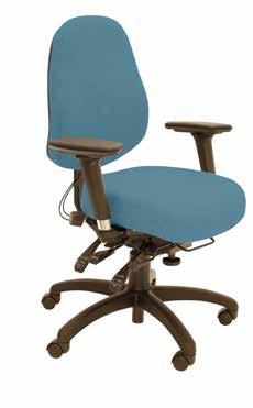 2 way adjustable headrest spynamics grande range Coccyx relief cut-out seat and back 4-way adjustable arm pads SD6 907.