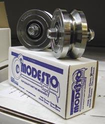 The Modesto 4 steel v-wheel with sealed bearings is designed for high traffic residential or commercial