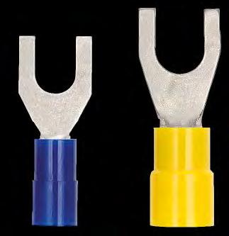 No. 01558 949 2 - Blue Twin 5mm Art. No. 01558 962 - Yellow Twin 5mm Fork Terminals (2932) Art. No. 00 967 401 054 - Blue M4 (0.
