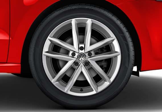Wheel options 14 steel wheels (Standard on Trendline/Comfortline) 15 Estrada alloys (Optional on
