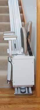 footrest The SL350OD Outdoor straight stair lift is built and