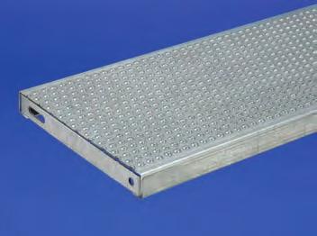 Traction Tread - Safe Loading Table Stair treads All treads have welded ends for attachment to stringers. Mill-galvanized steel: 11 gauge and 13 gauge Aluminum alloy 5052-H32:.