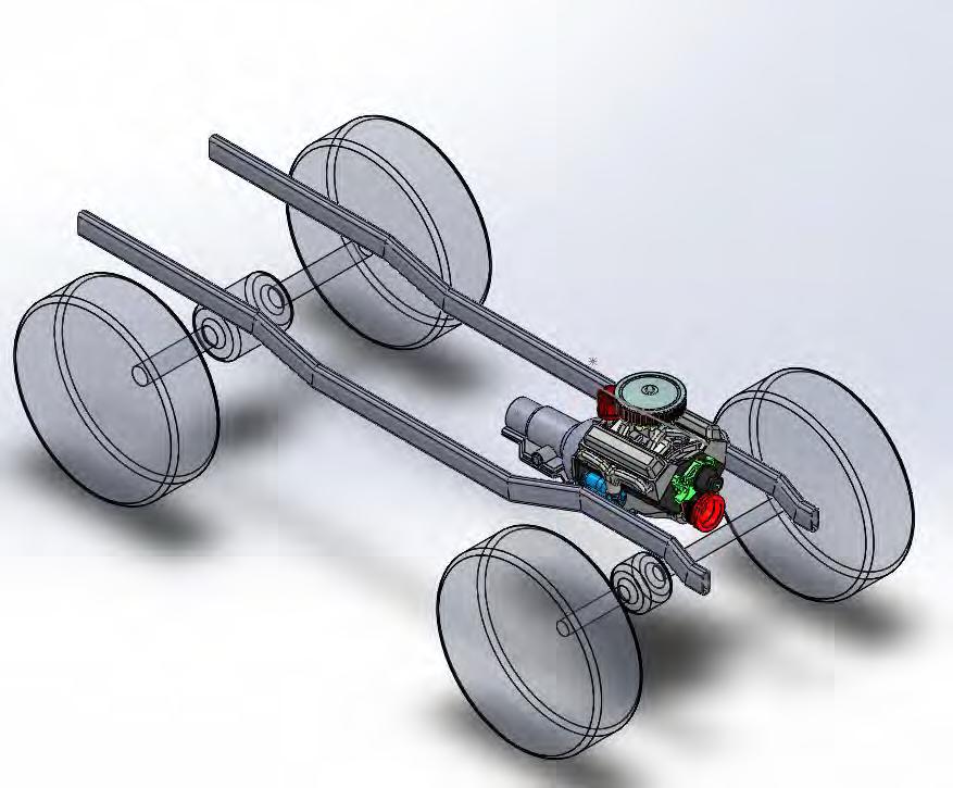 10 Figure 5 - Example Chassis Another consideration which should go into the chassis layout is the height of the frame above the axles.