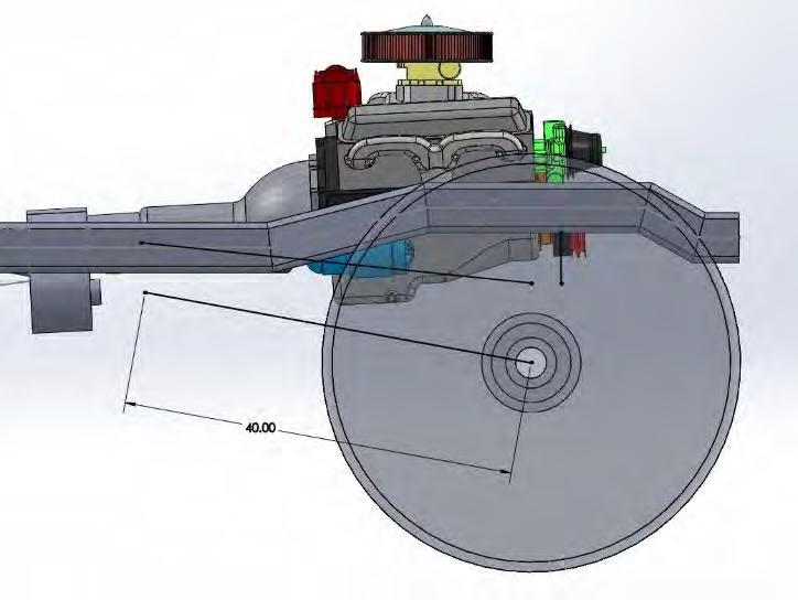 19 Figure 9 - Front Axle Link Mounting Locations Frame Side Link Mounts The lower link mounts on the frame side are located based on two factors; anti dive and tire clearance.