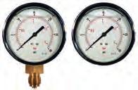 69 Glycerine Gauges 63mm 1/4 Btm Connection PN Quick Code: 3287 1/4 x 63mm Dial Bottom Entry Connection Stainless Steel Case (psi) GB6301/04 1/4 0-1 0-15 14.35 GB6302/04 1/4 0-2 0-30 14.
