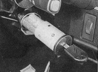 .. then refit the steering column to the vehicle and locks securely with the lever locked. Note that on some models, a single Nyloc nut is used instead of the locknut and adjuster nut arrangement.