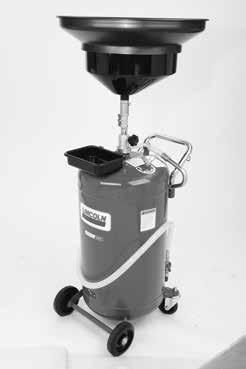 Portable used fluid handling equipment collection equipment, pressurized (self-evacuating) Used fluid collection equipment pressurized (self-evacuating) Model 3635 Pressurized (self-evacuating) used