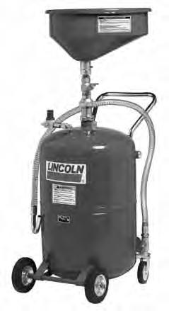 Portable used fluid handling equipment collection equipment, pressurized (self-evacuating) Model 3601 Model 3614 Model 3601 18 gallon (68 liter) used fluid drain Designed as an affordable option for