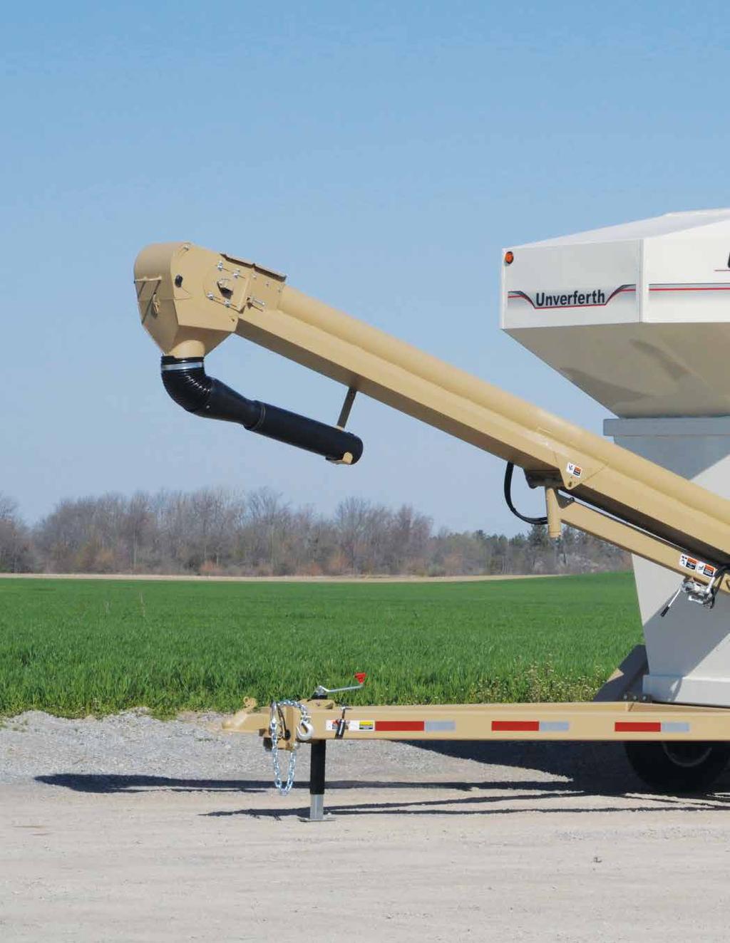 Seed Runner Seed Tender Accessories Gooseneck hitch for greater hauling ease; features