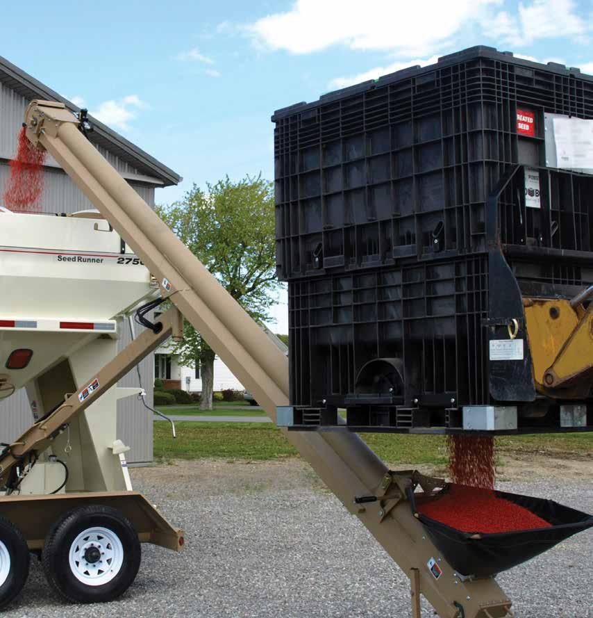 Bulk Seed Handling Specifications Seed Runner Seed Tender Model 3750 XL 3750 2750 Overall length (conveyor forward) 27'10", either hitch 24'8" ball hitch/ 25'9" gooseneck hitch 23'8" ball hitch/