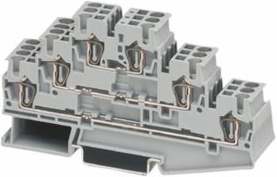 8WH2 Spring-Loaded Terminals 8WH three-tier terminals Overview Our three-tier terminals offer three feed-through levels in a slim 5.2 mm terminal enclosure.