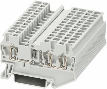 8WH2 Spring-Loaded Terminals 8WH diode terminals Overview Diode terminals with a nominal cross-section of 2.5 mm² and a mounting width of just 5.