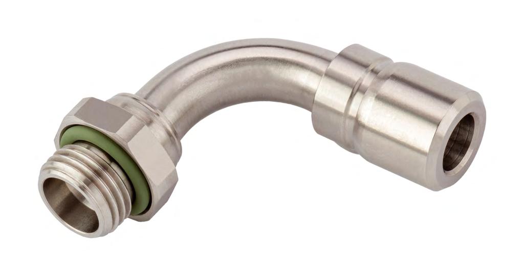Plug connectors with release sleeve and 1 seal High reliability up to 232 psi (16 bar); suitable for extreme environments 65 Plug connectors with release sleeve and 1 seal 4600 Media-resistant
