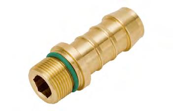 Screw-in connector as an extension Screw-in connector with special thread sealing Screw-in