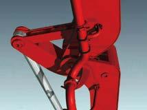 The load sensing, proportional, pressure compensated hydraulic system provides accurate, predictable