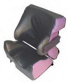 ( A cast or mold is needed to fabricate) NuShape seats are fabricated from 1/2" 9 Ply