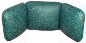 - Belled Headrest Pad The belled pad is designed to keep the client's head in front of the pad and to make it more difficult for the client