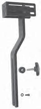 This bracket can be used with all pad styles except molded headrests.