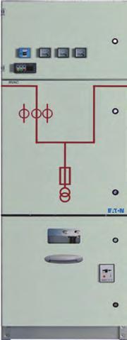Busbar coupling panel (Function L) Standard Voltage indicator 630A LBS 630A load break switch Options 630A CB Motor
