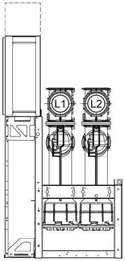 Description 14.7 Phase sequence Fig. 16: Phase sequence of bushings in the busbar compartment, for example 8DA12 Gas leakage rate 14.