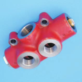 Diverter valves Diverter valve pneumatic VDMR art no. Description Max. orts Flow Weight press B (Lmin) (kg) 4 08 60 H Diverter valve VDMR - 50 50 bar G G G 60.