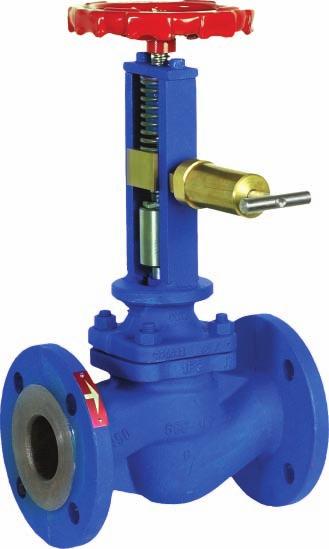 Econ globe valves with bellow sealed bonnet for mechanical, hydraulic or pneumatic transmission. A reliable safety valve, providing for a remote shut-off from an accessible location.