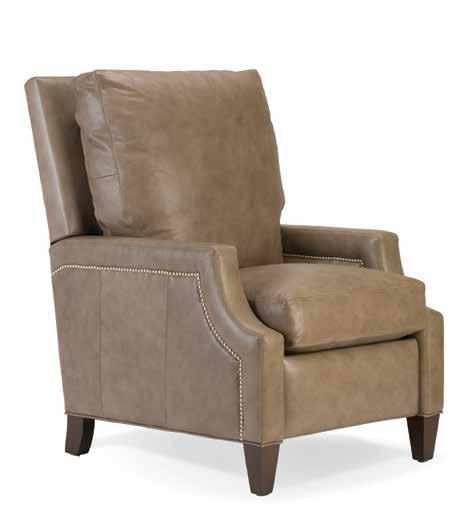 RECLINERS Spencer Recliner 29" W x 40" D x 42" H Arm Height: 26" Seat Height: 19" Seat Depth: 20"