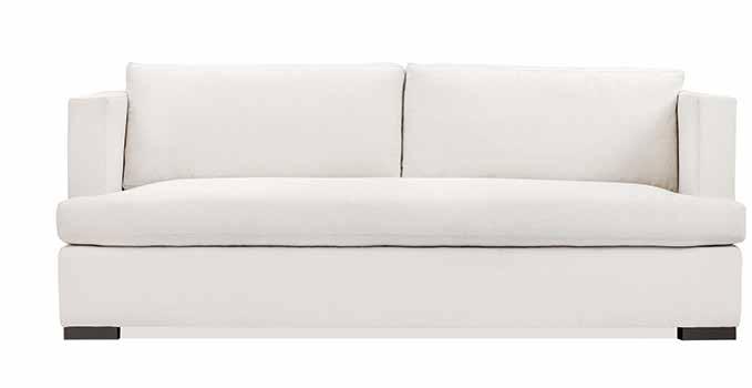 SOFAS Thom Sofa 88" W x 40" D x 34" H Arm Height: 31" Seat Height: