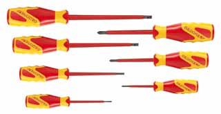 VDE 2160 H VDE Screwdriver for cross-slotted head screws H Individually tested, VDE insulation up to 1000 V, acc.