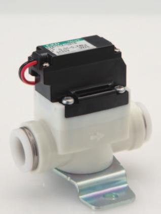 energy efficiency and large flow at once with a low wattage (0.6V) 3 way pilot valve.