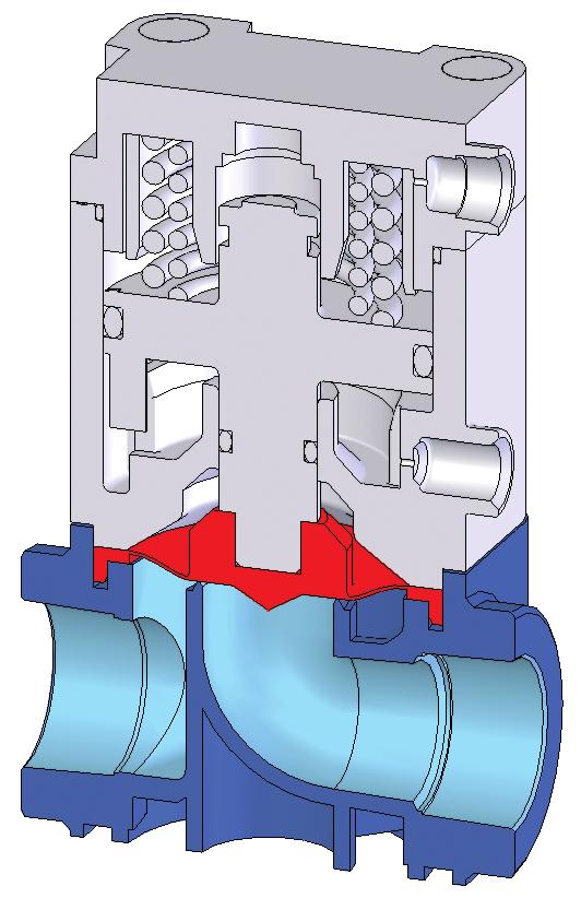 Diaphragm cylinder valve LAD/NAD series.