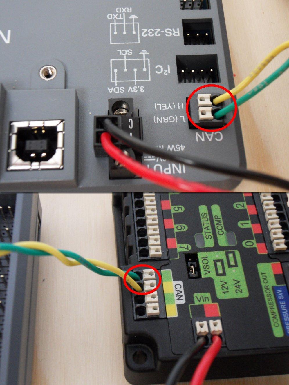 RoboRIO to PCM CAN Requires: Wire stripper, small flat screwdriver (optional), yellow/green twisted CAN cable Note: The PCM is an optional component used for controlling pneumatics on the