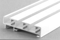 PANEL TRACK & COMPONENTS TRACK ONLY - WHITE 77-202-1 2 Channel 197 ft 3.85 ft 4.
