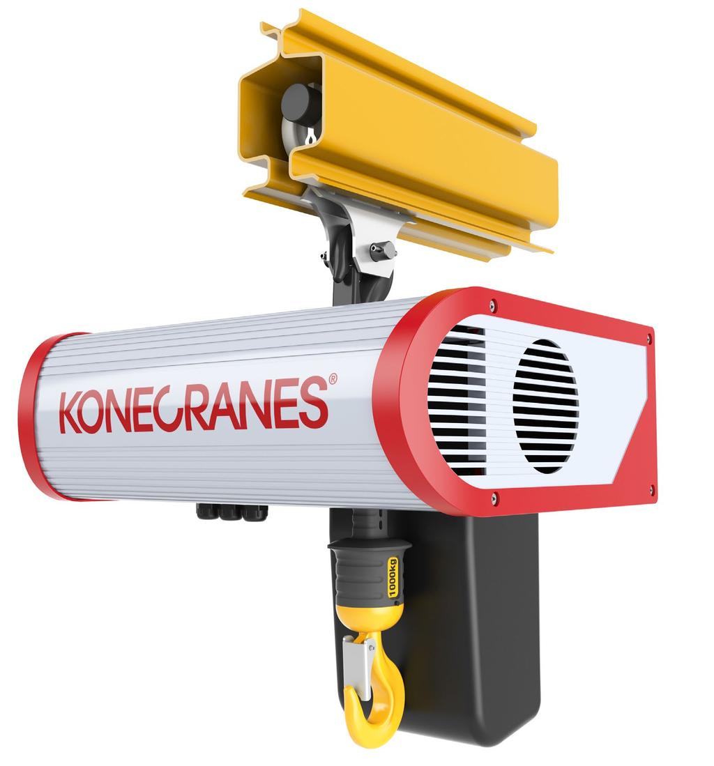 CLX AND SLX ELECTRIC CHAIN HOISTS IDEAL FOR VARIOUS WORKSTATIONS Konecranes electric chain hoists are designed for adaptability and durability in lifting.