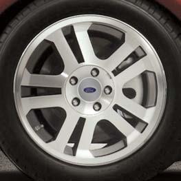 on V6 Deluxe (941) 17" Premium Painted Cast Aluminum Wheel Std.