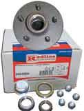 Boxed Hub Assemblies Each Kit Contains: Hub with pressed in Race & Studs Bearings Grease Cap Grease Seal SM 84545BX BOLT OUTER INNER FITS NO.