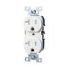 Color Dimensions and Weight Size s Long Product Type special features TRBR20WBXSP Eaton Wiring Devices Tamper Resistant Commercial 20A-125V Duplex Recept, White 0.
