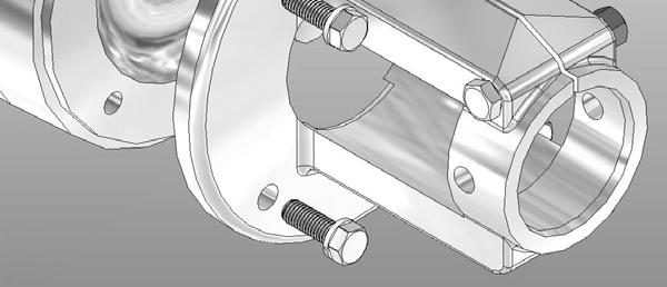 Use a torque wrench to tighten the bolts to the correct torque. (Note: see page 3 for torque values) Install shaft and housing as described in figures 18-20.