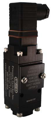 Inc. Series 2 Series 2 Pressure Switch Dimensional Specifications Compact Design All Anodized Aluminum Construction Multiple s Available UL & cul Approved NEMA 4, 4x, 13 Adjustment See Table Below