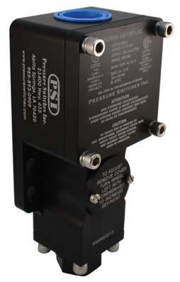 Inc. Series 6 Series 6 Pressure Switch Low Pressure Switch Explosion Proof, Rated for Hazardous Areas Low Pressure Switch Available All precision machined Anodized aluminum Construction UL & CSA