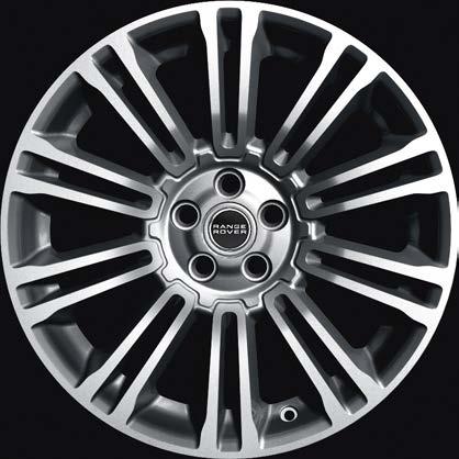 WHEELS Add a striking personal touch to your new Evoque with stunning alloy wheels.